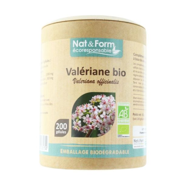 NAT&FORM VALERIANE BIO GELU VEG200 ECO