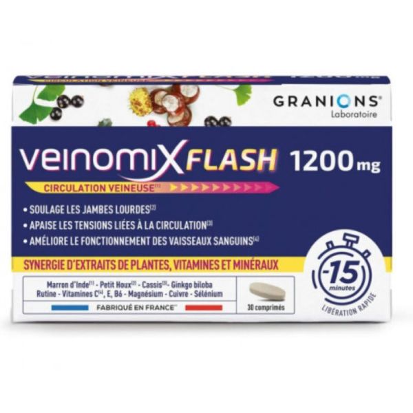 Veinomix Flash 1200Mg 30Cpr