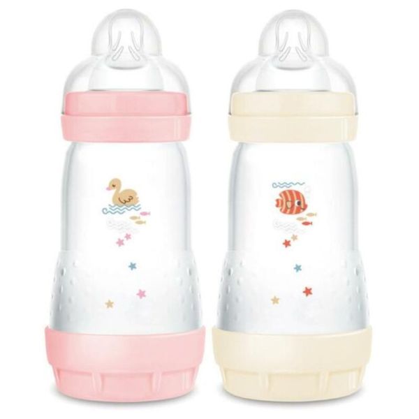 Mam Bib Easy Start A-C T2 260Ml Bon+Cot 2