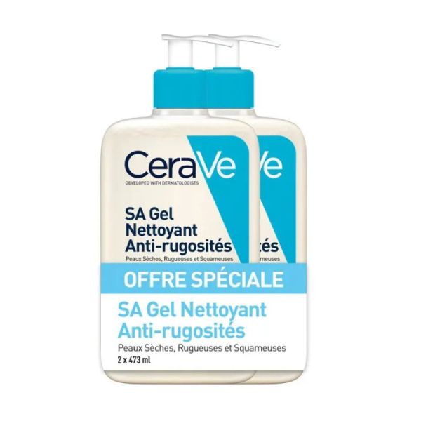 Cerave Gel Nettoyant A-Rugosites 2X473Ml