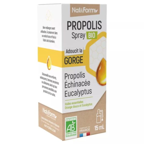 Nat&Form Propolis Spray Buccal 20Ml