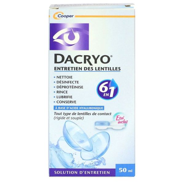 Dacryo entretien des lentilles 6en1 360ml