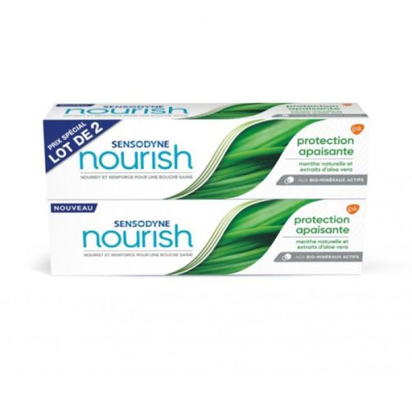 Sensodyne Nourrish Prot Apaisante 2X75Ml