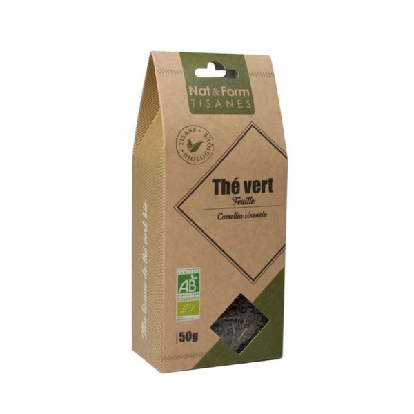 NAT&FORM TISANE THE VERT BIO 50G