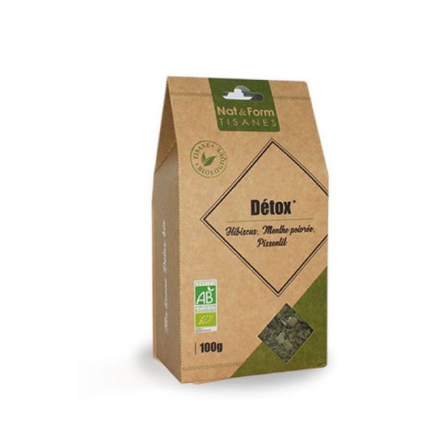 NAT&FORM TISANE DETOX BIO 100G