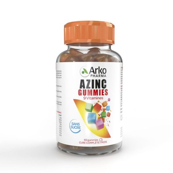 Azinc Adultes Gum Multivit X60