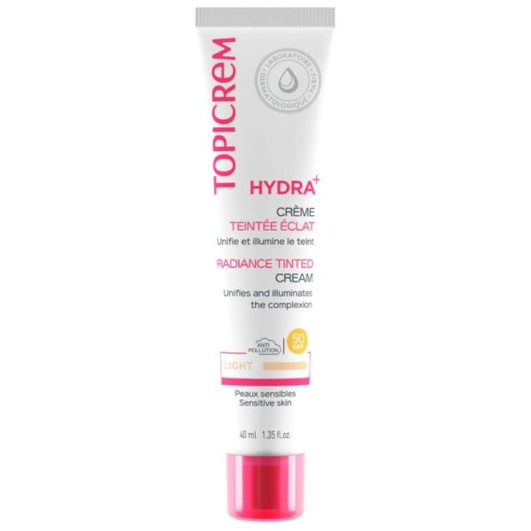 Topicrem Hydra+ Cr Teintee Claire 40Ml