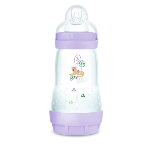 Mam Bib Easy Start A-C T2 260Ml Lilas