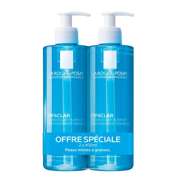 Rp Effaclar Gel Mouss 400Ml X 2