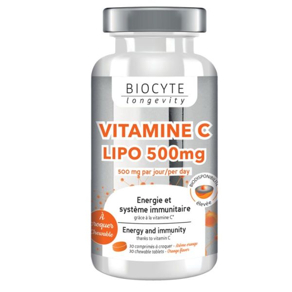 Biocyte Vitamine C A Croquer 30 Comprimes