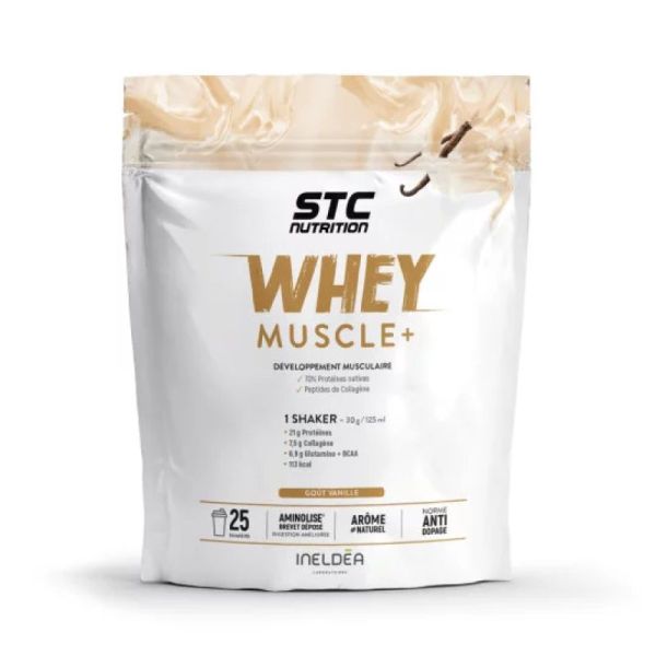 Stc Nut Whey Muscle+ Van 750G1