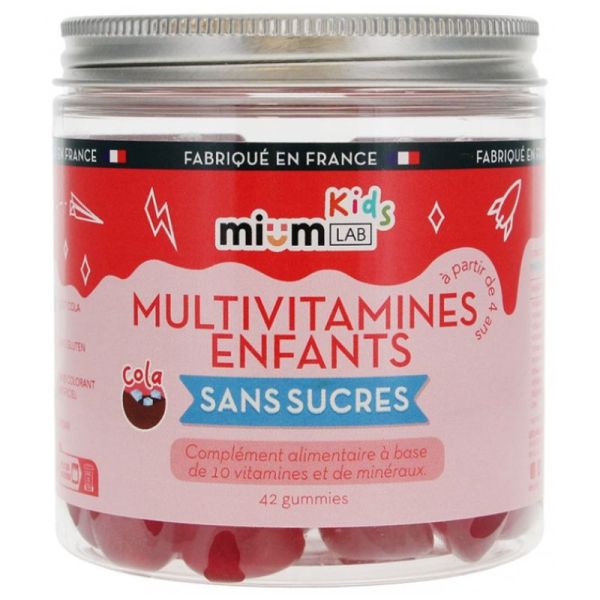 Mium Lab Gummies Multivit Enf S/Sucre 42