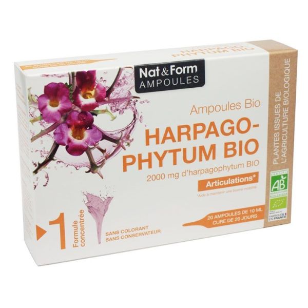 NAT&FORM AMPOULES HARPAGOPHYTUM BIO