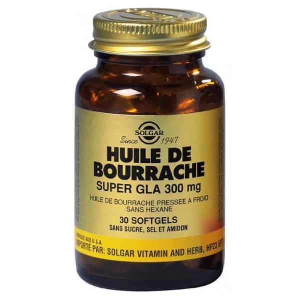 Bourrache Super Gla 300 Mg Softgels Pm 30