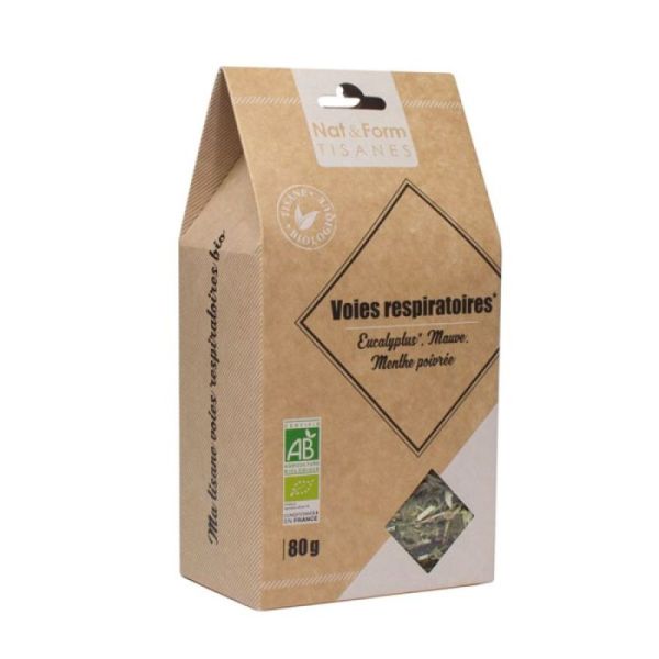 NAT&FORM TISANE VOIE RESPIRATOIRE BIO 80G