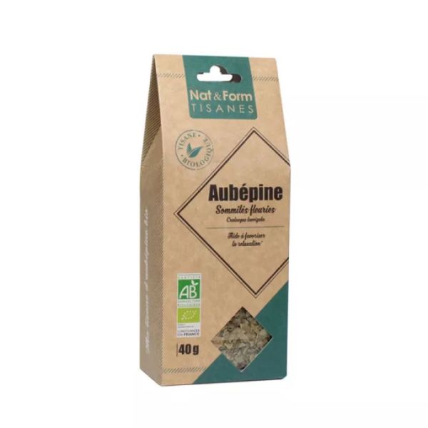 Nat&Form Tisane Aubepine Bio 40 G