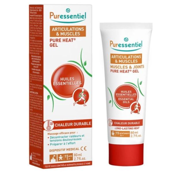 PURESSENTIEL GEL PURE HEAT ARTIC&MUS 80ML