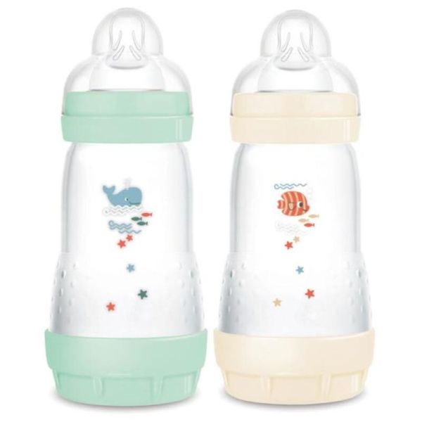 Mam Bib Easy Sta A-C Cla T2 260Ml Me+Cot2