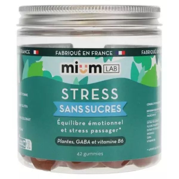 Mium Lab Gummies Stress S/Sucre 42