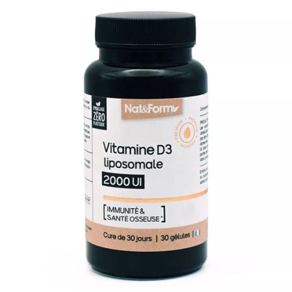 Nat&Form Premium Vit D3 Liposom Gelu V30