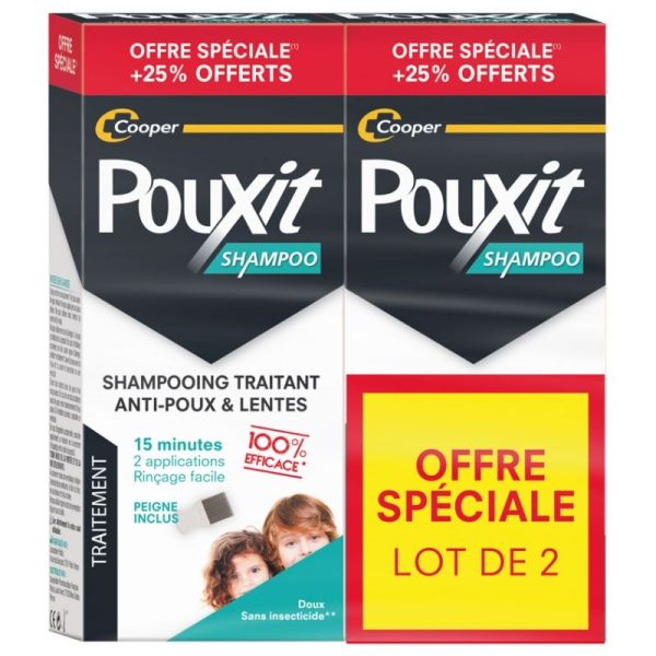 Pouxit Shampoo 200+50Ml Off Lot2