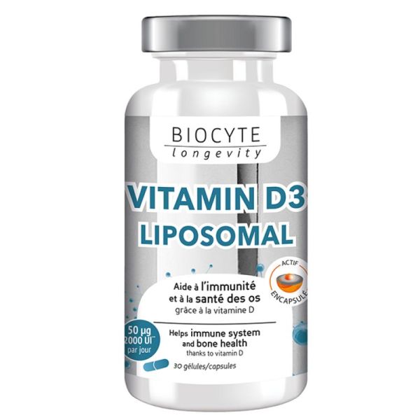 Biocyte Vitamine D Liposomal 30 Gelules