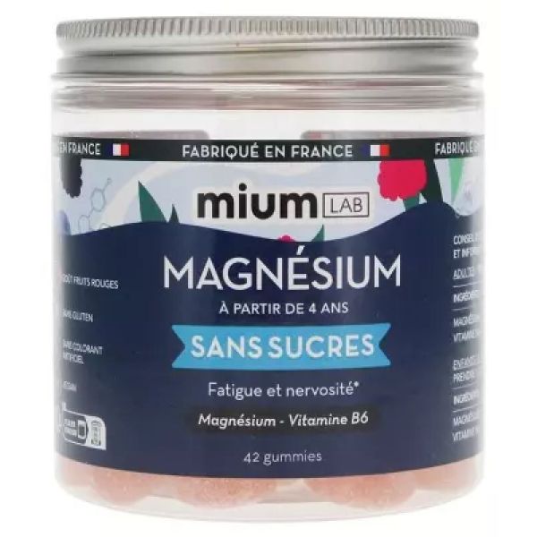 Mium Lab Gummies Magnes S/Suc42